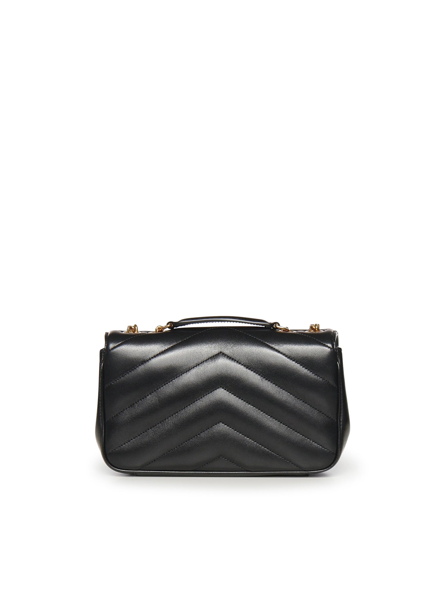 Borsa Loulou small in pelle di agnello trapuntata 801437 AAEAX1000 SAINT LAURENT 