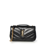 Borsa Loulou small in pelle di agnello trapuntata 801437 AAEAX1000 SAINT LAURENT 