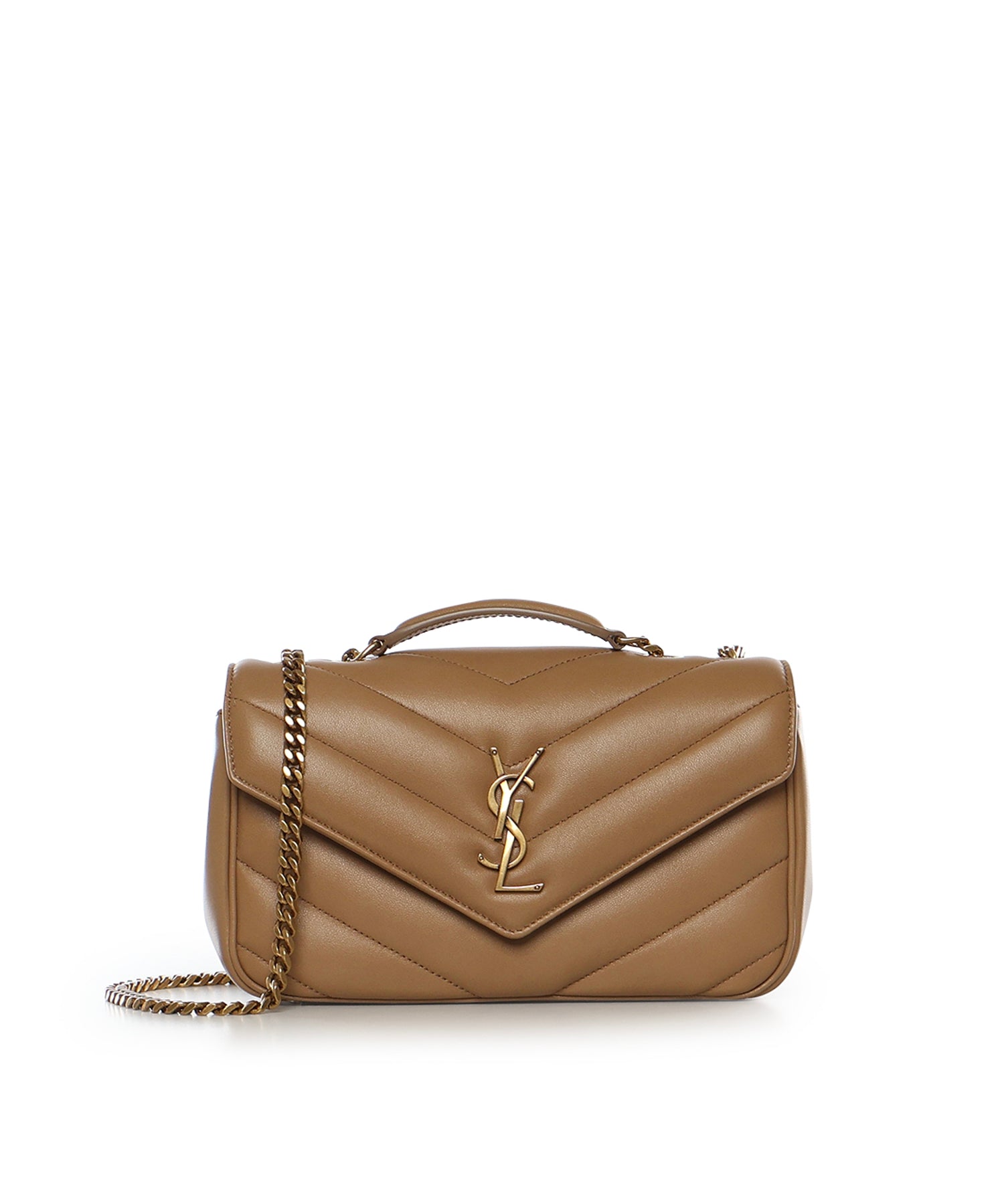 Borsa Loulou small in pelle di agnello trapuntata 801437 AAEAX2357 SAINT LAURENT 