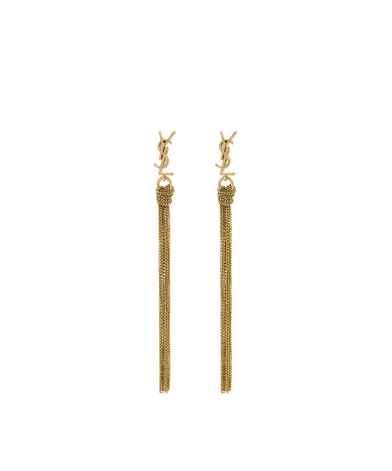 Orecchini in metallo con nappina Cassandre 803195 Y15008030 SAINT LAURENT 