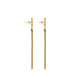 Orecchini in metallo con nappina Cassandre 803195 Y15008030 SAINT LAURENT 
