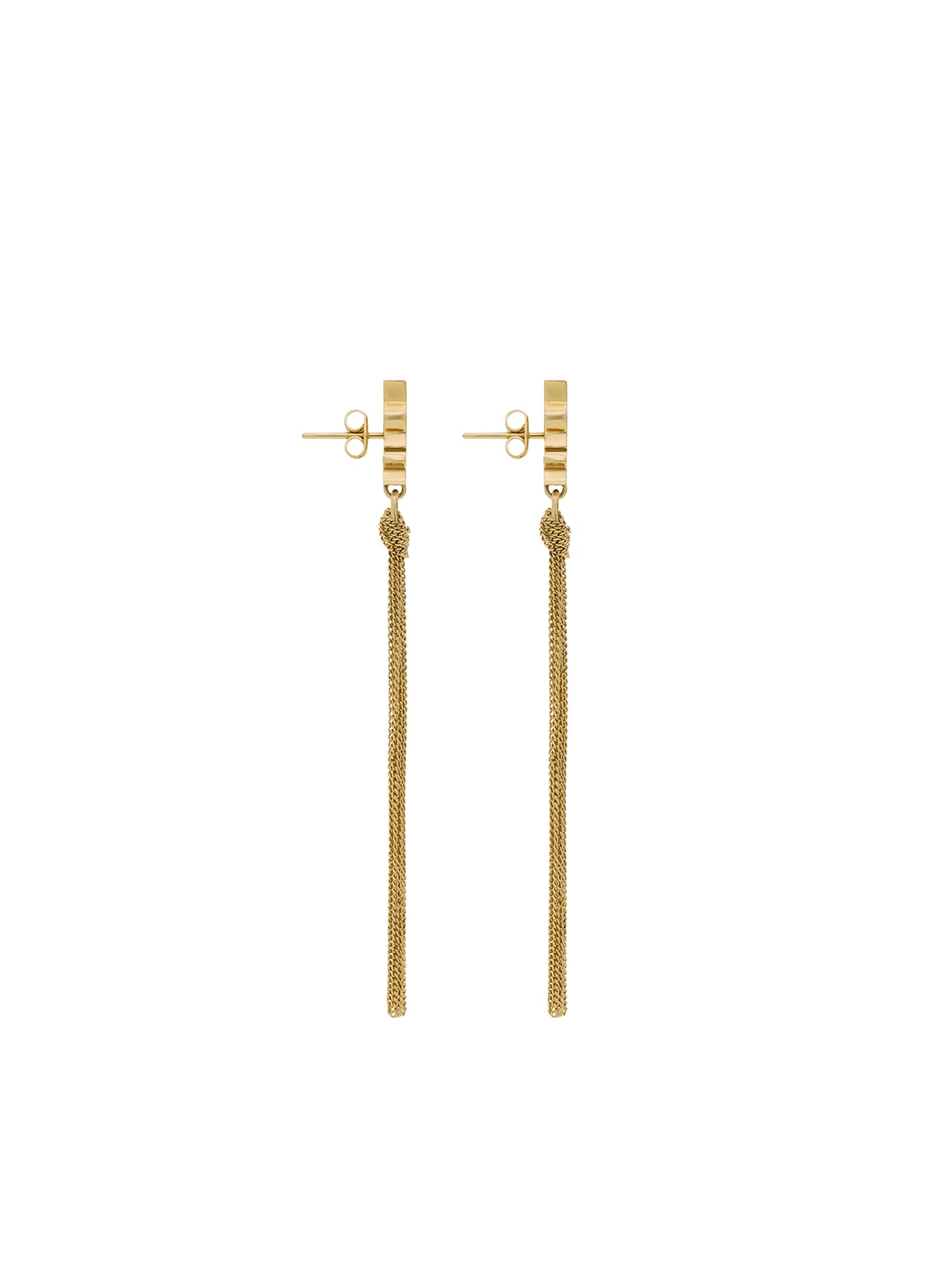 Orecchini in metallo con nappina Cassandre 803195 Y15008030 SAINT LAURENT 