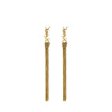 Orecchini in metallo con nappina Cassandre 803195 Y15008030 SAINT LAURENT 