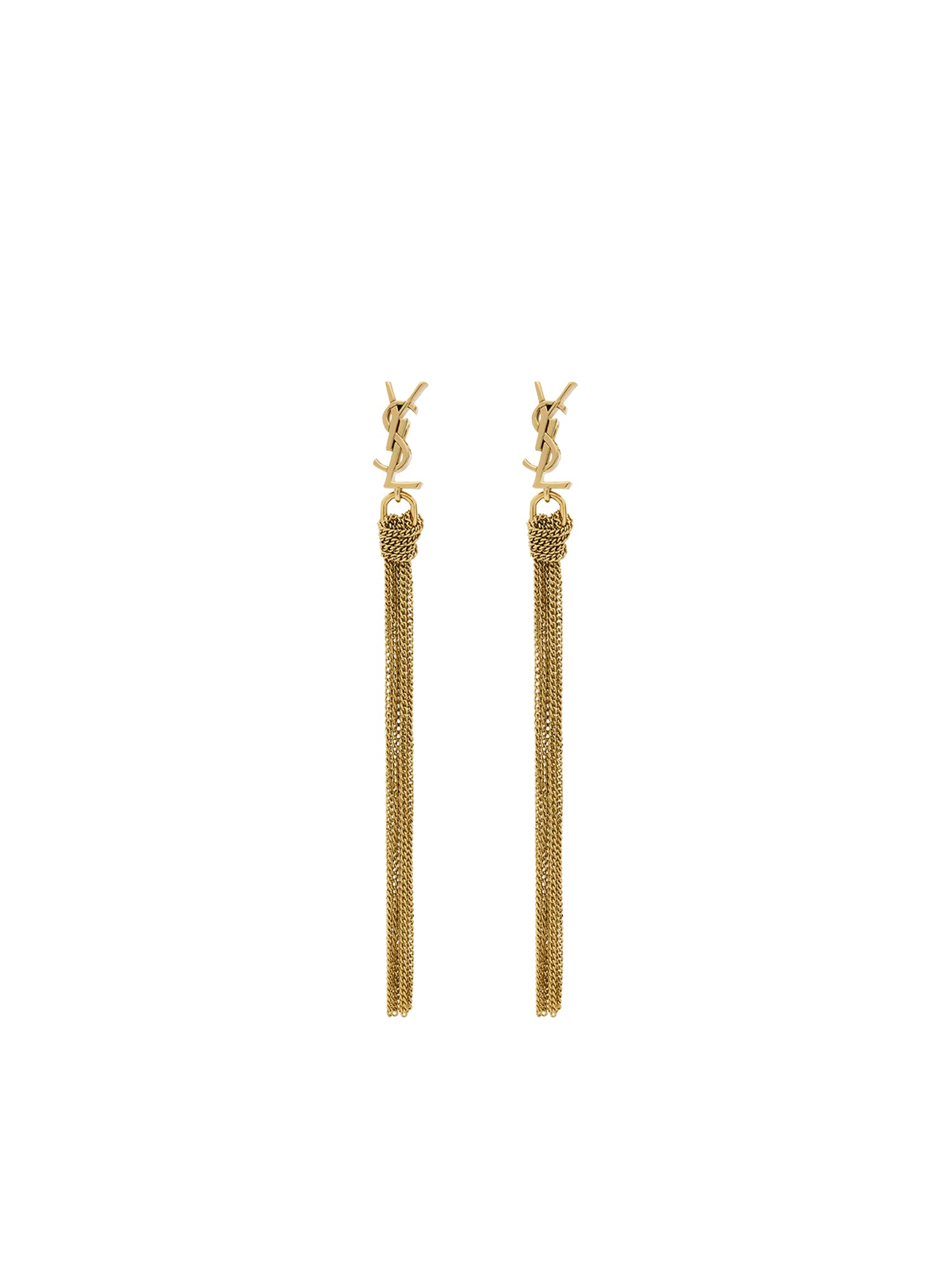 Orecchini in metallo con nappina Cassandre 803195 Y15008030 SAINT LAURENT 