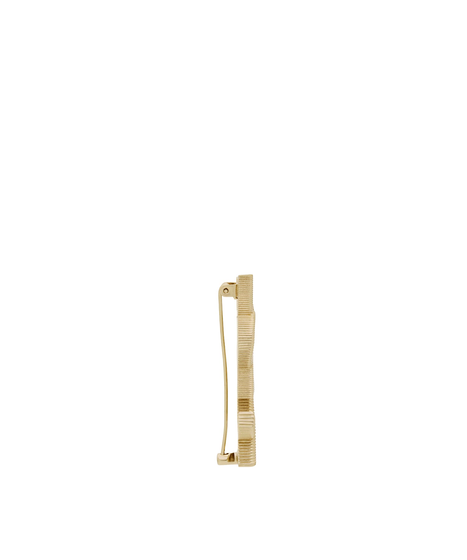 Spilla Logo Cassandre in metallo dorato 804317 Y15008030 SAINT LAURENT 