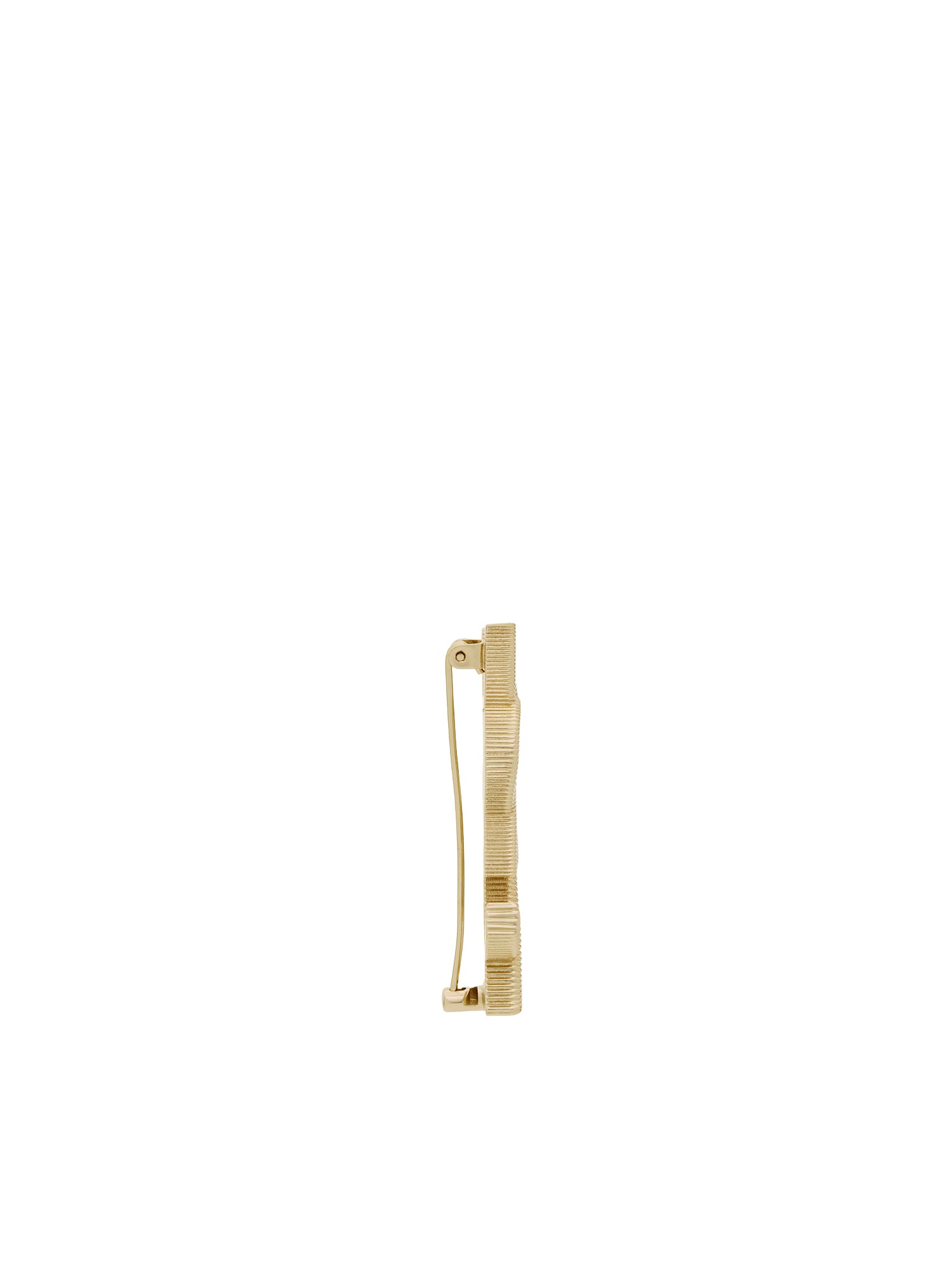 Spilla Logo Cassandre in metallo dorato 804317 Y15008030 SAINT LAURENT 