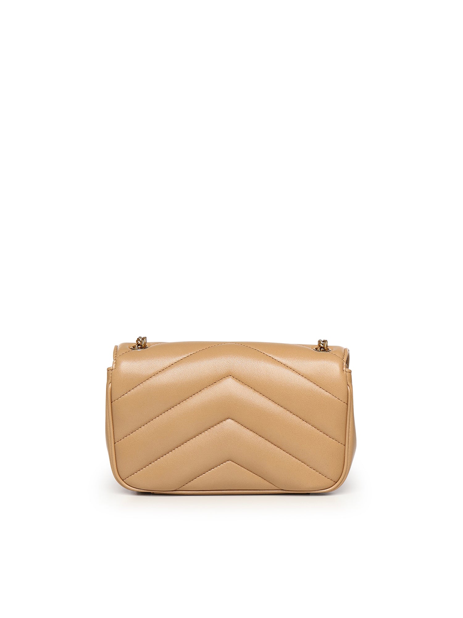 Borsa Loulou mini in pelle di agnello 821749 AAEAX2357 SAINT LAURENT 