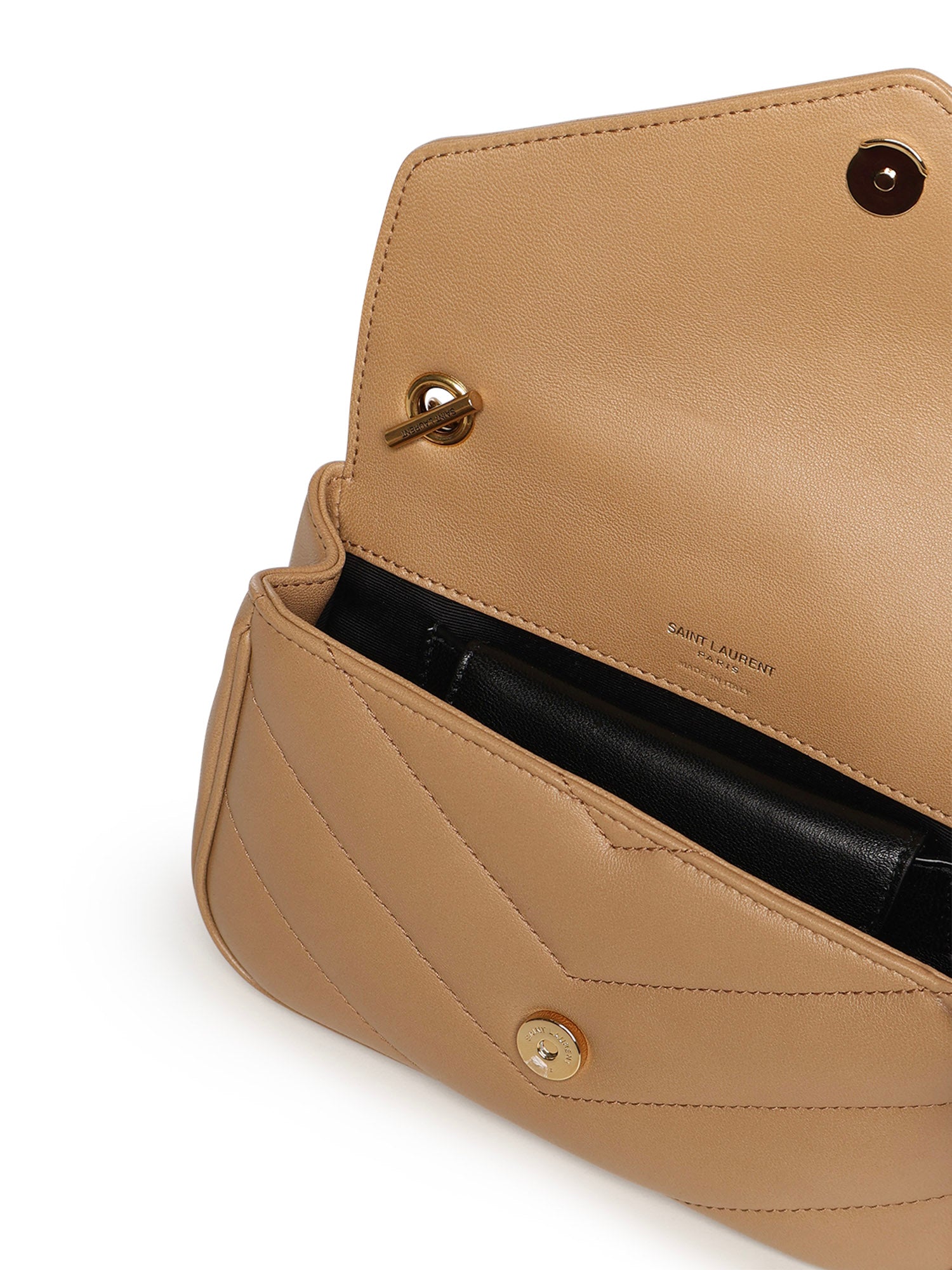 Borsa Loulou mini in pelle di agnello 821749 AAEAX2357 SAINT LAURENT 