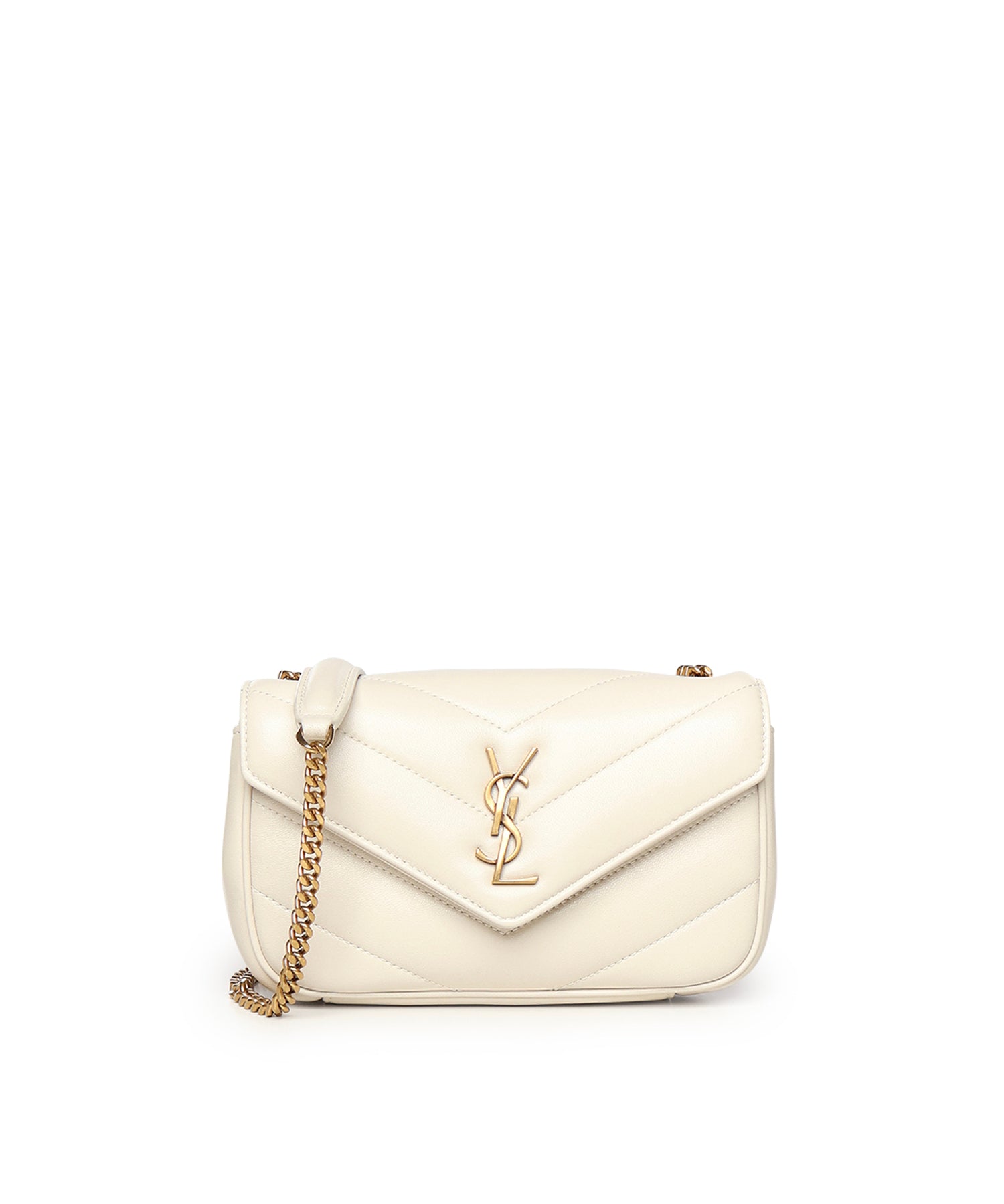 Borsa Loulou mini in pelle di agnello 821749 AAEAX9207 SAINT LAURENT 