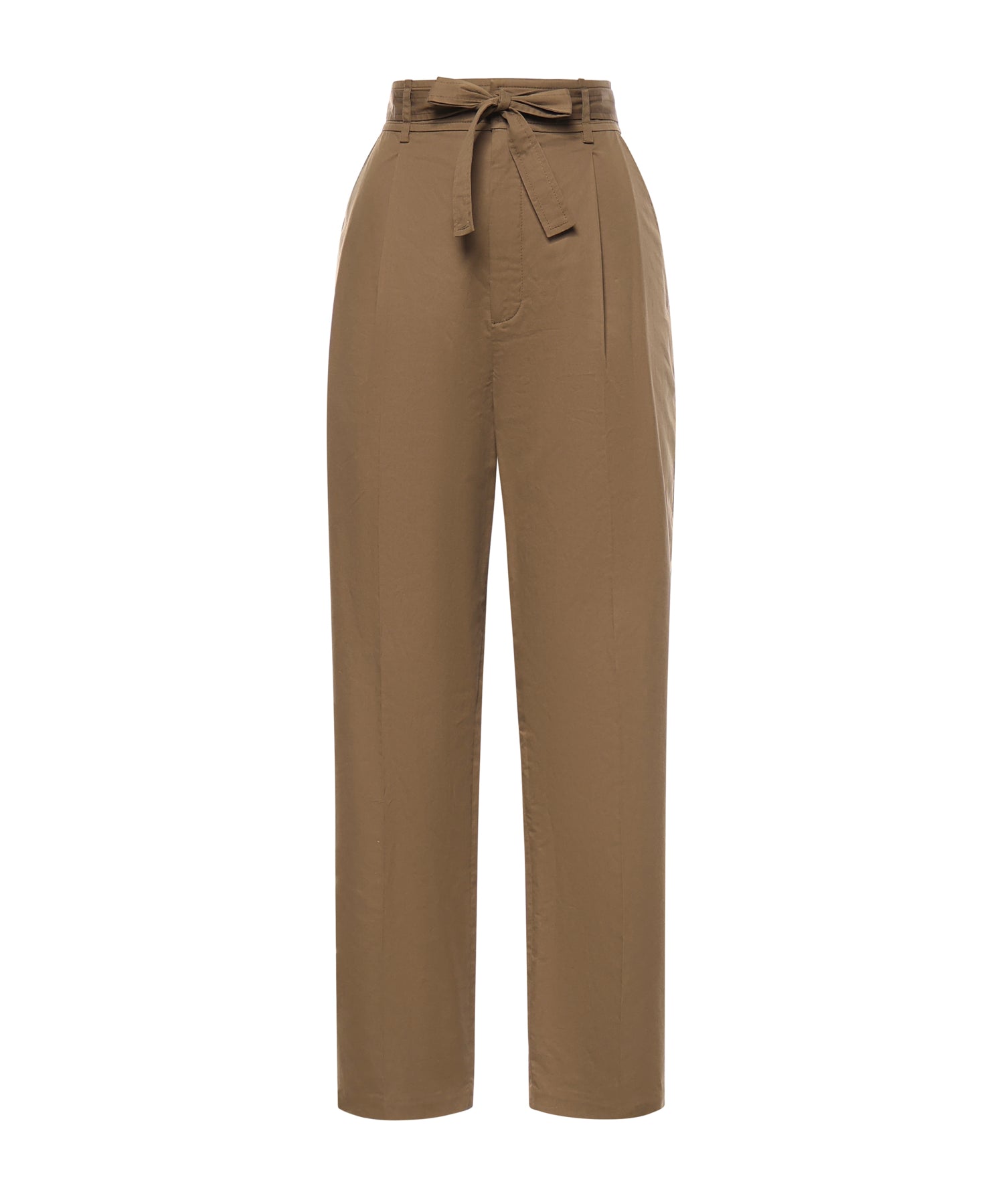 Pantalone a vita alta in cotone 836553 YZ9CV2412 SAINT LAURENT 
