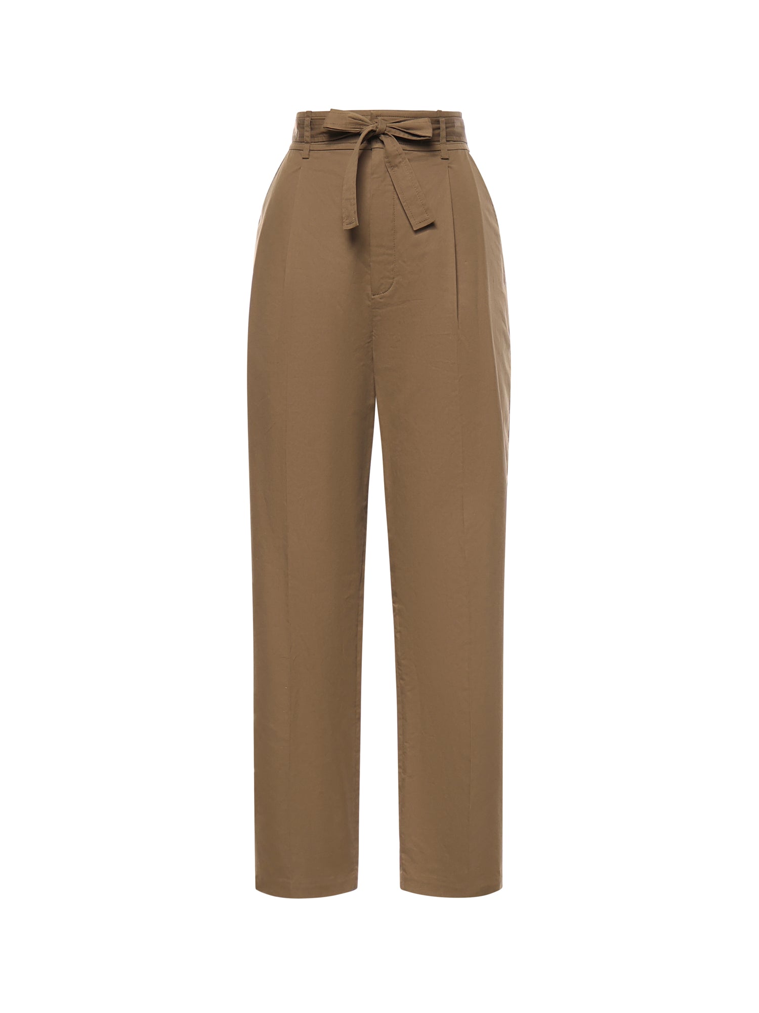 Pantalone a vita alta in cotone 836553 YZ9CV2412 SAINT LAURENT 