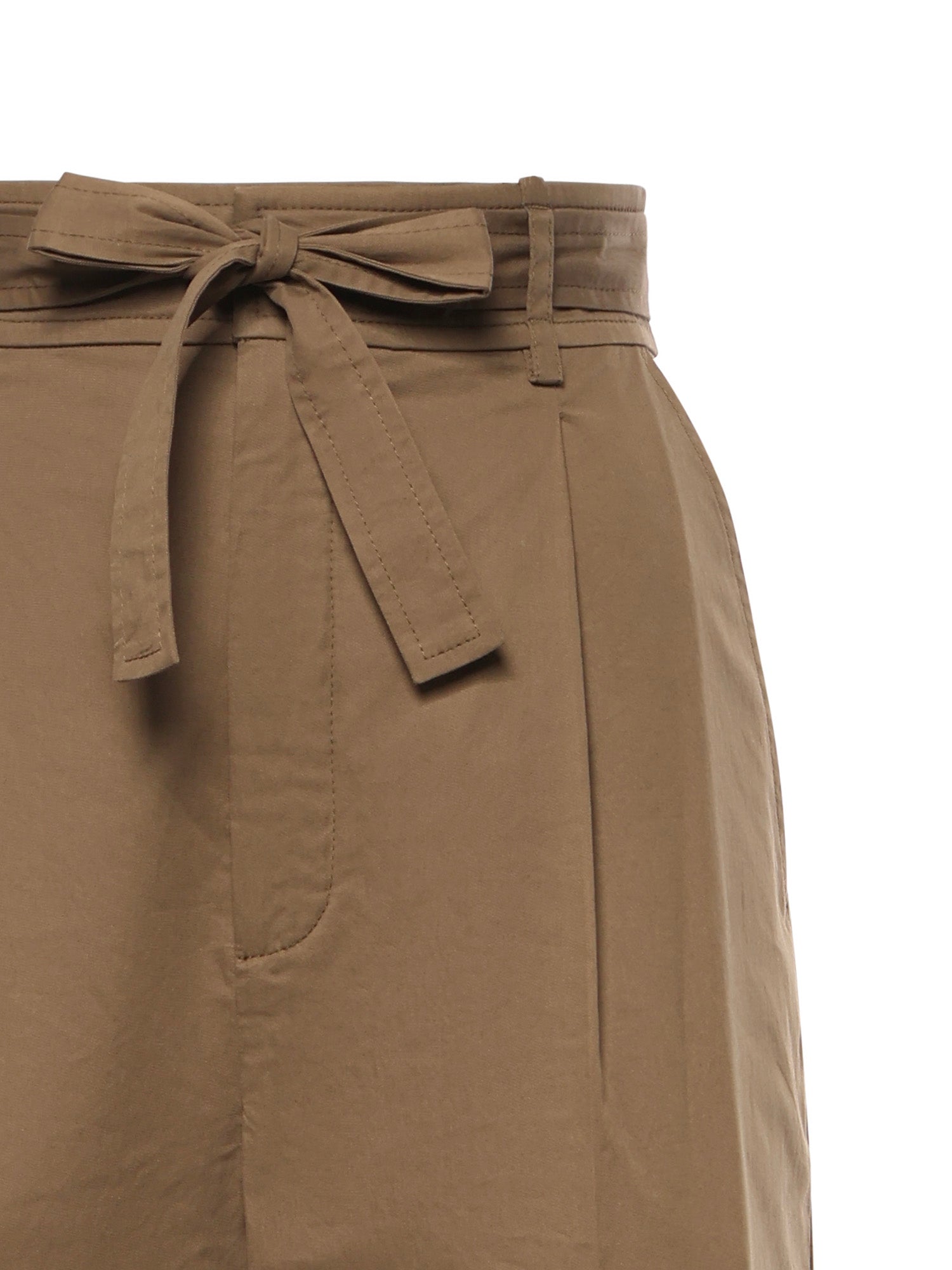 Pantalone a vita alta in cotone 836553 YZ9CV2412 SAINT LAURENT 
