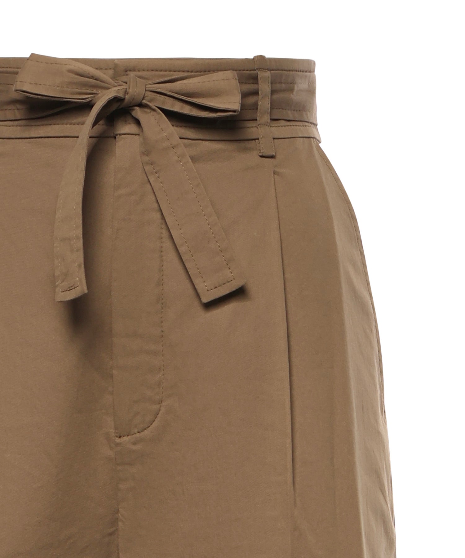 Pantalone a vita alta in cotone 836553 YZ9CV2412 SAINT LAURENT 