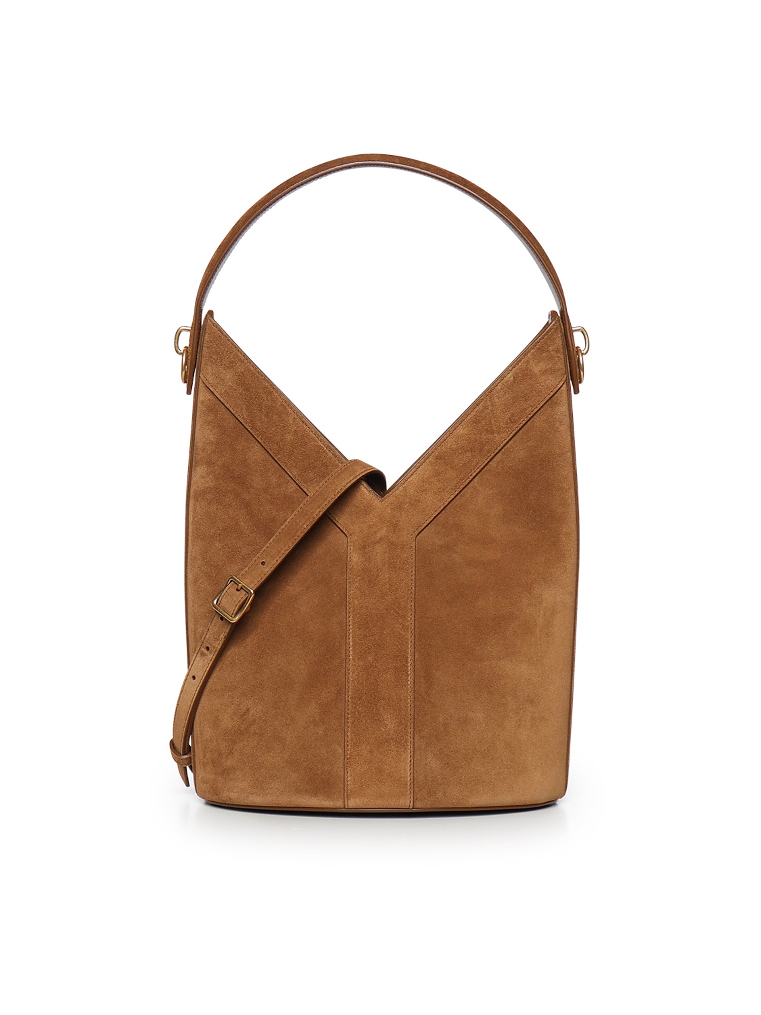 Borsa a secchiello Y in suede 840891 C0X0W2916 SAINT LAURENT 