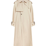 Mantella-trench in twill di cotone 848929 Y3A999610 SAINT LAURENT 
