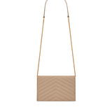 Pochette Envelope con catena Cassandre in pelle grain de poudre 857605 BOW012721 SAINT LAURENT 