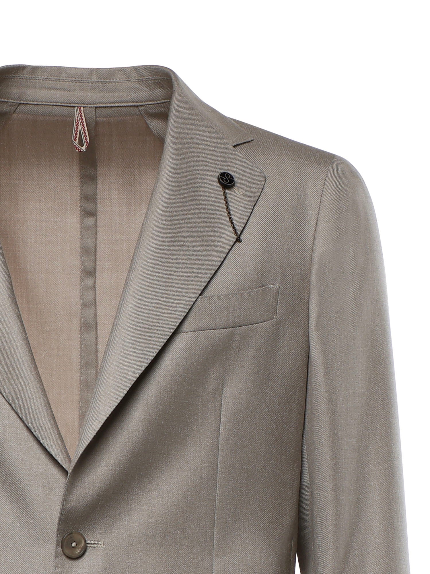 Blazer monopetto in misto lana 4153F 10P SANTANIELLO 