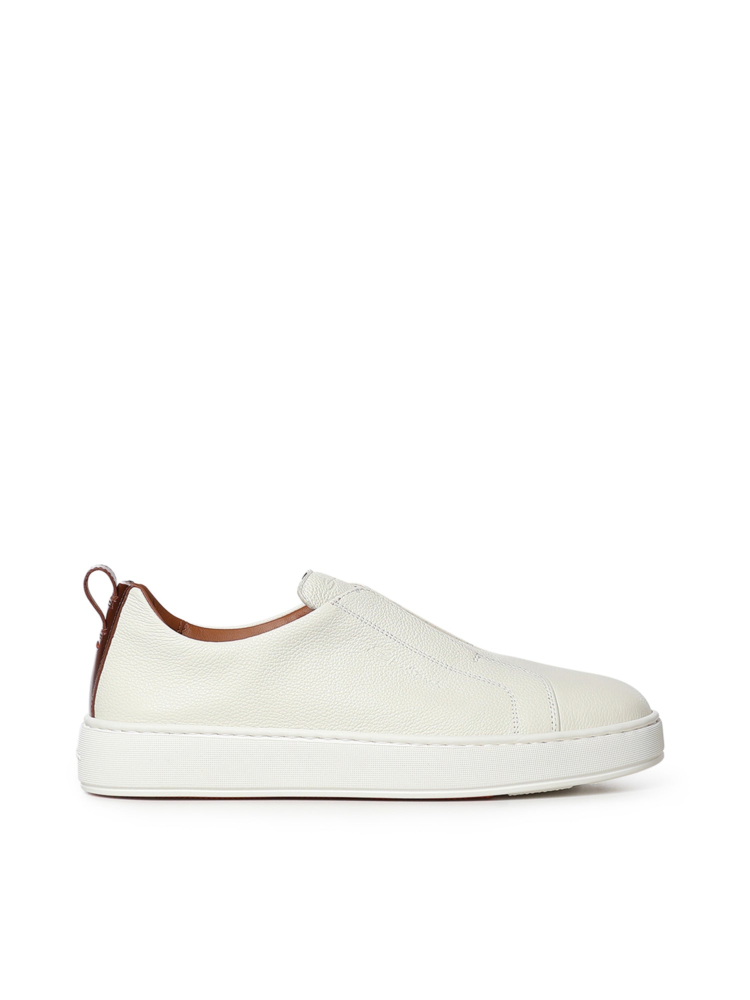 Sneaker slip-on in pelle bottolata MBCD21995BART LLDI50 SANTONI 