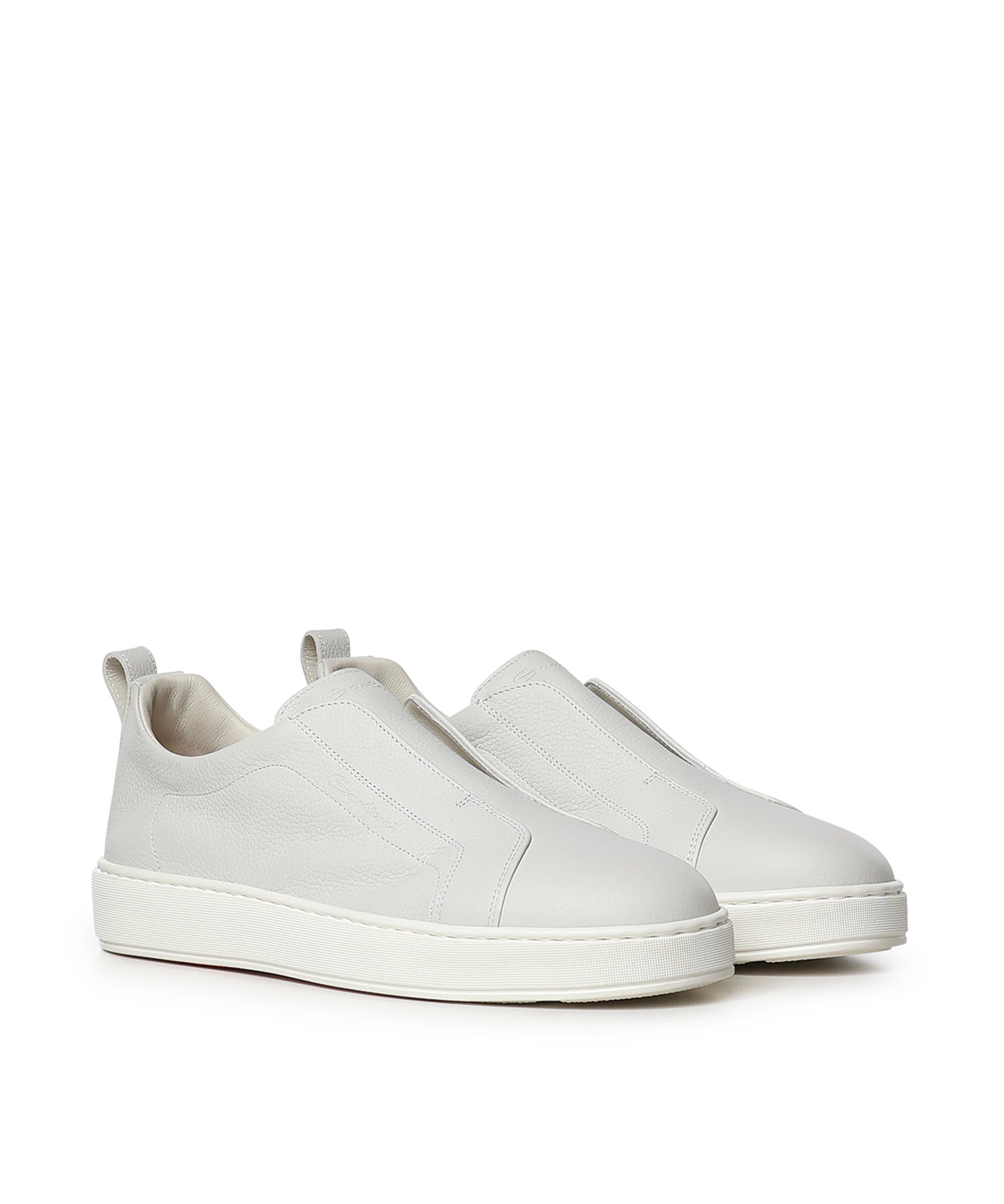 Sneaker slip-on in pelle MBCD22211BART CKAI50 SANTONI 