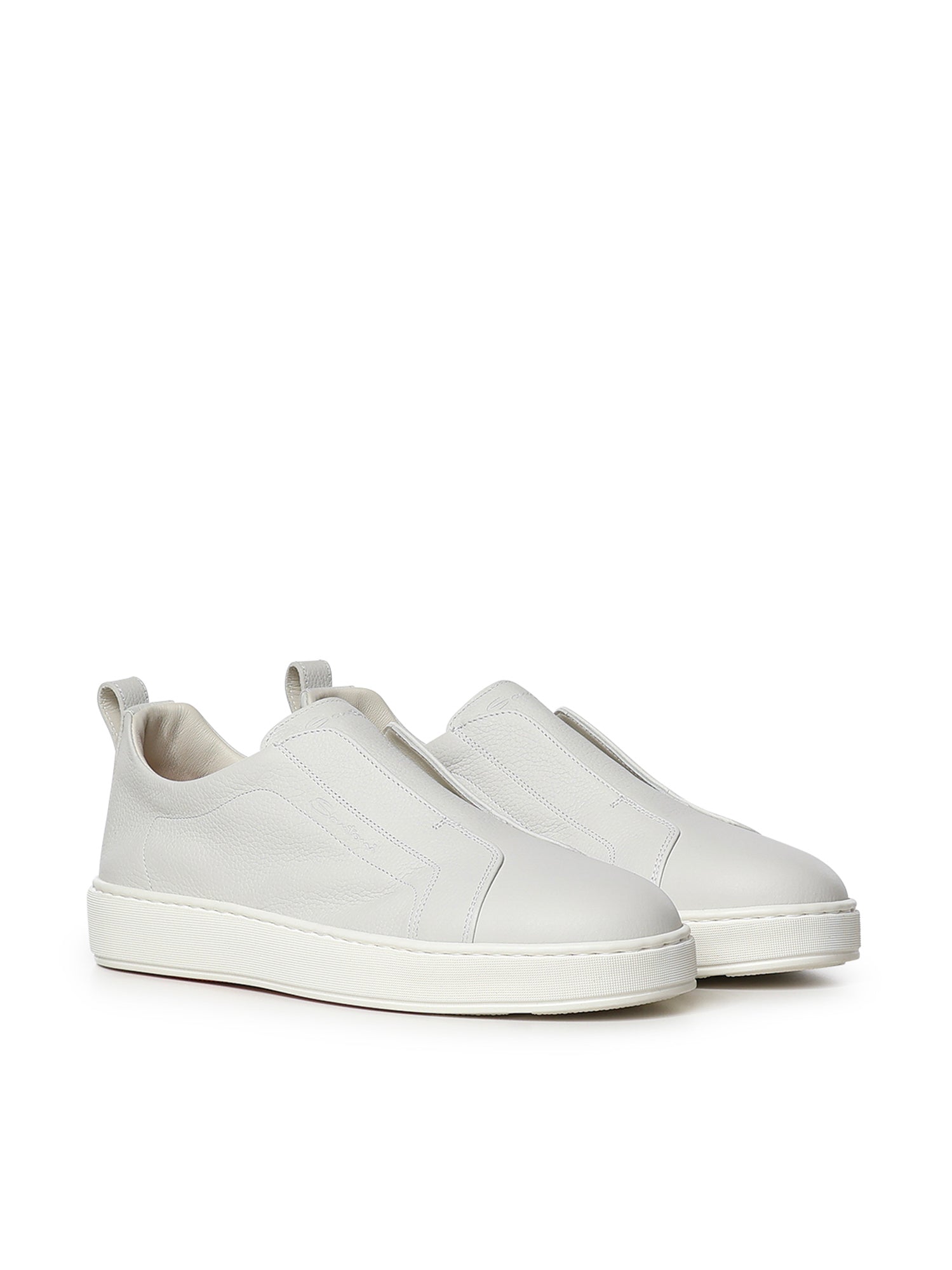 Sneaker slip-on in pelle MBCD22211BART CKAI50 SANTONI 