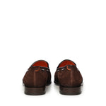 Mocassino con nappine in pelle e suede MCBD19176BJ1G EIPT50 SANTONI 