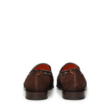 Mocassino con nappine in pelle e suede MCBD19176BJ1G EIPT50 SANTONI 