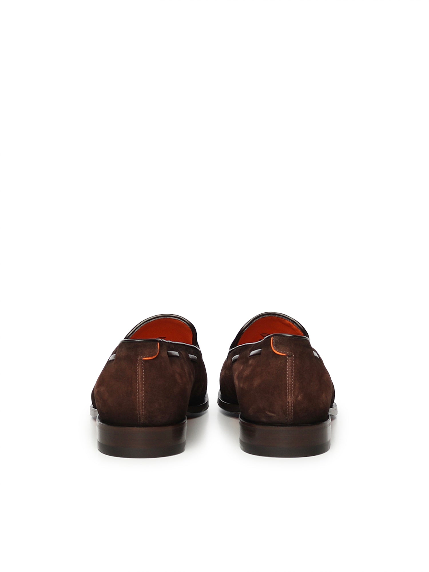 Mocassino con nappine in pelle e suede MCBD19176BJ1G EIPT50 SANTONI 
