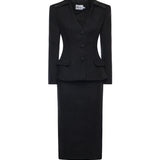 Abito midi con blazer RS26041M B SELF-PORTRAIT 