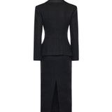 Abito midi con blazer RS26041M B SELF-PORTRAIT 