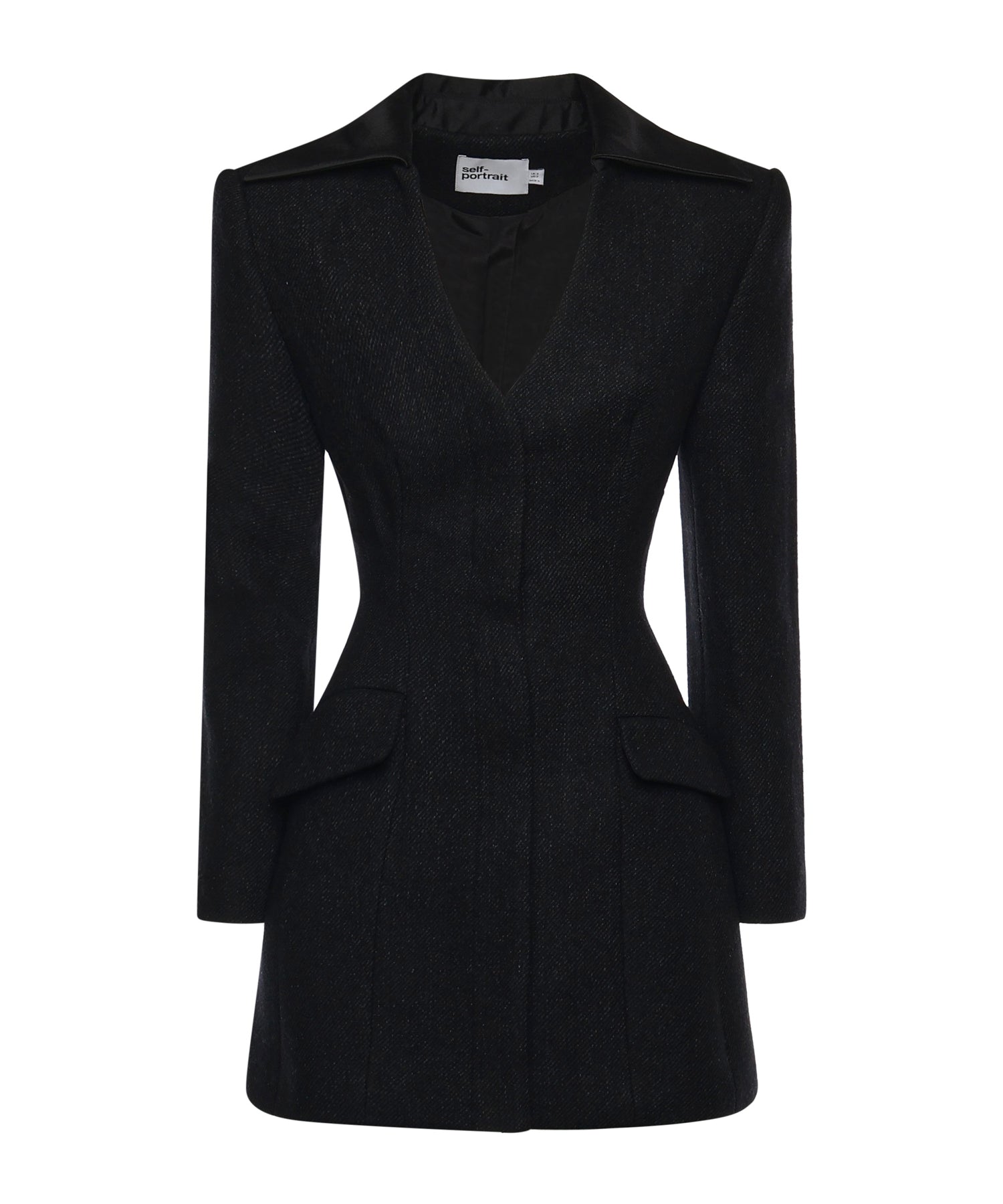 Mini abito blazer RS26041S B SELF-PORTRAIT 