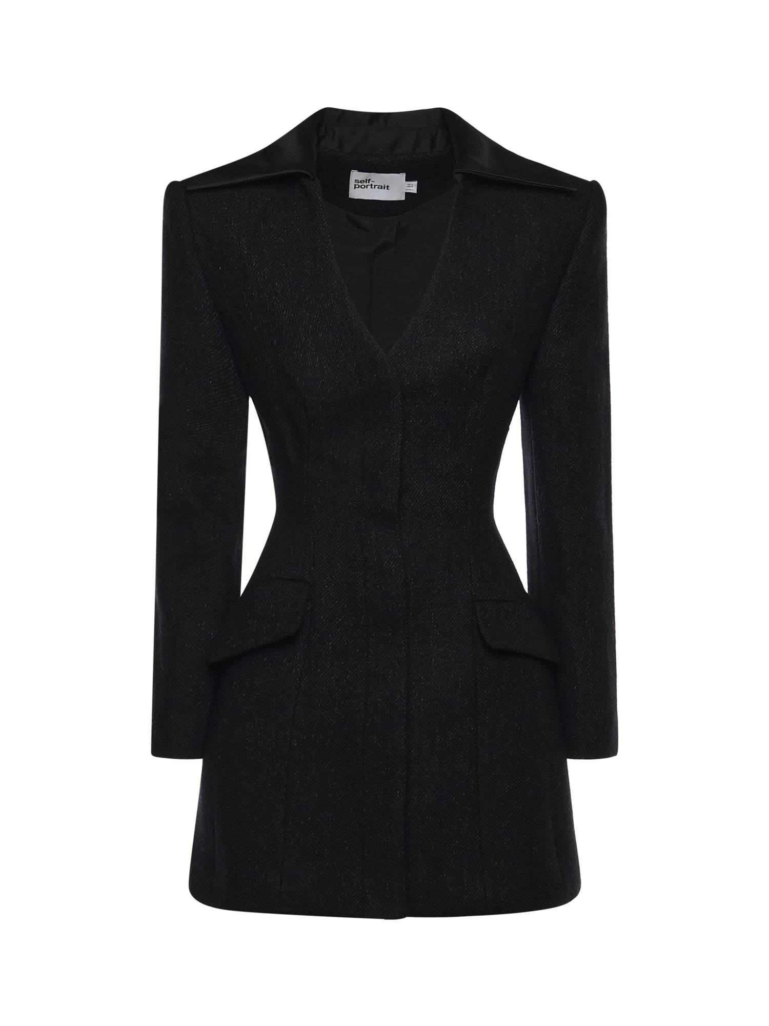 Mini abito blazer RS26041S B SELF-PORTRAIT 