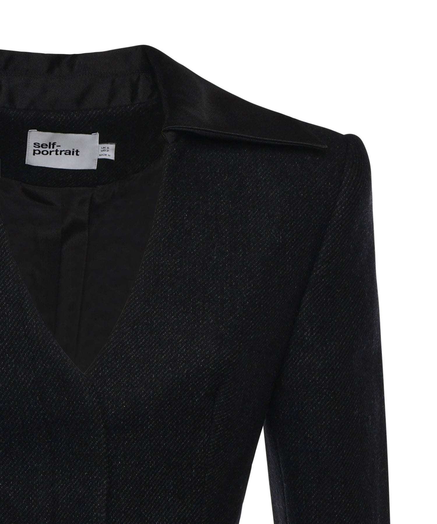 Mini abito blazer RS26041S B SELF-PORTRAIT 