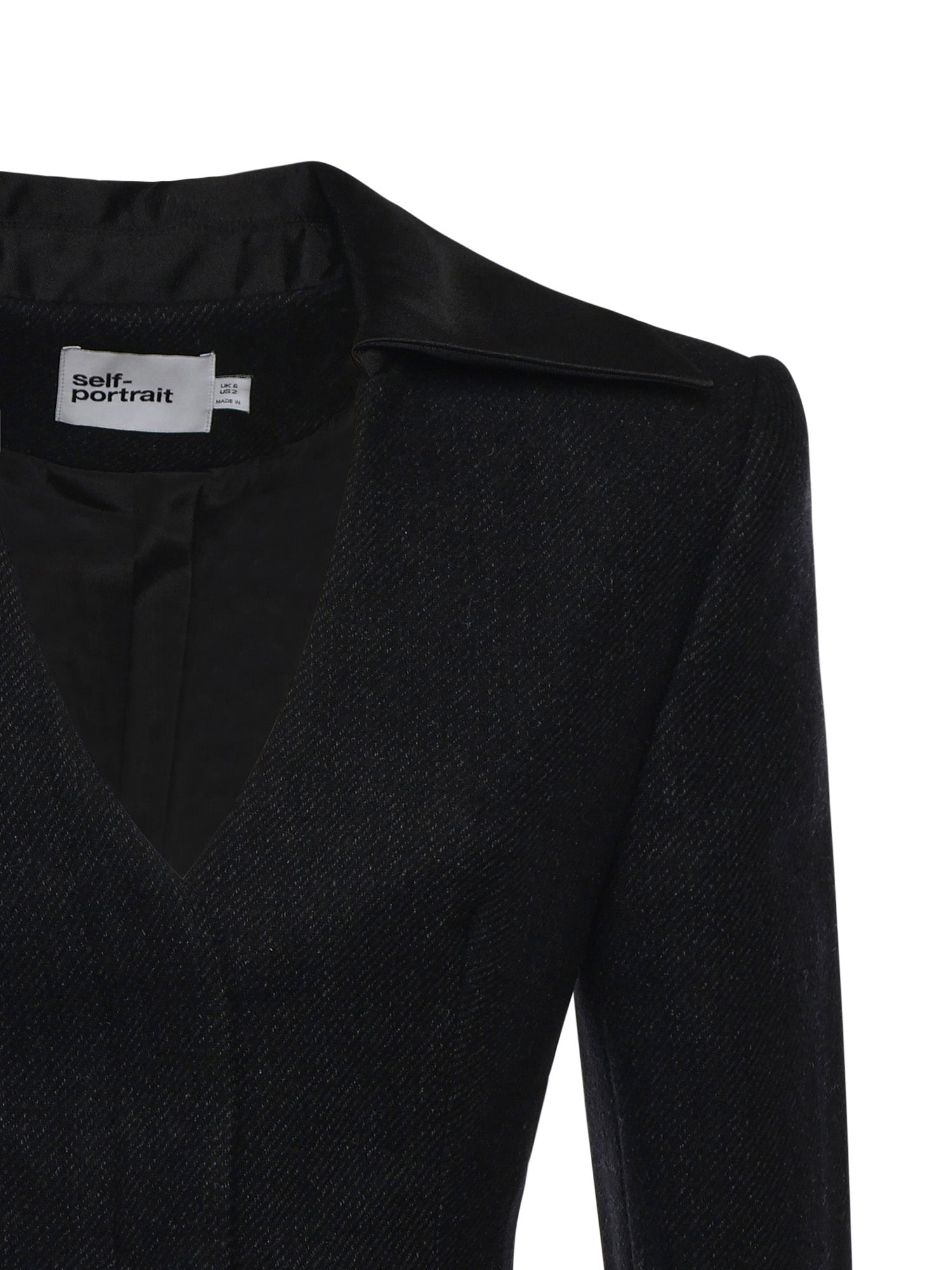 Mini abito blazer RS26041S B SELF-PORTRAIT 