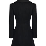 Mini abito blazer RS26041S B SELF-PORTRAIT 