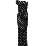 Abito midi in maglia drappeggiata a pois <BR/> RS26108MA B SELF-PORTRAIT 