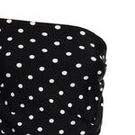 Abito midi in maglia drappeggiata a pois <BR/> RS26108MA B SELF-PORTRAIT 