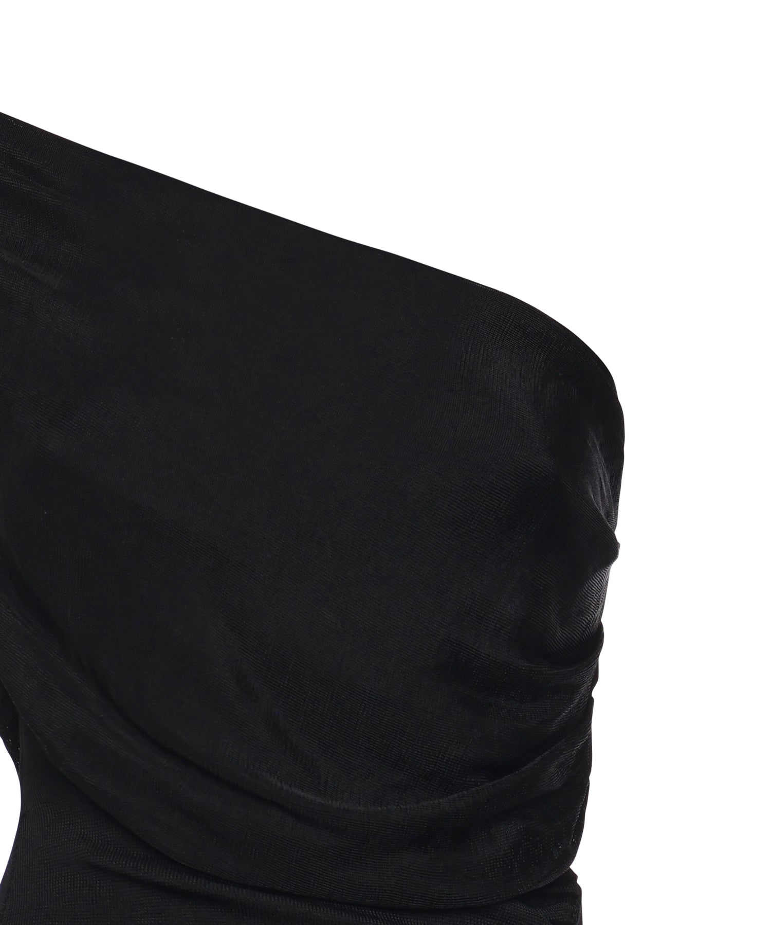 Abito midi in maglia drappeggiata RS26108M B SELF-PORTRAIT 
