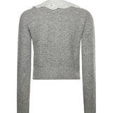 Cardigan con colletto in pizzo RS26123C GR SELF-PORTRAIT 