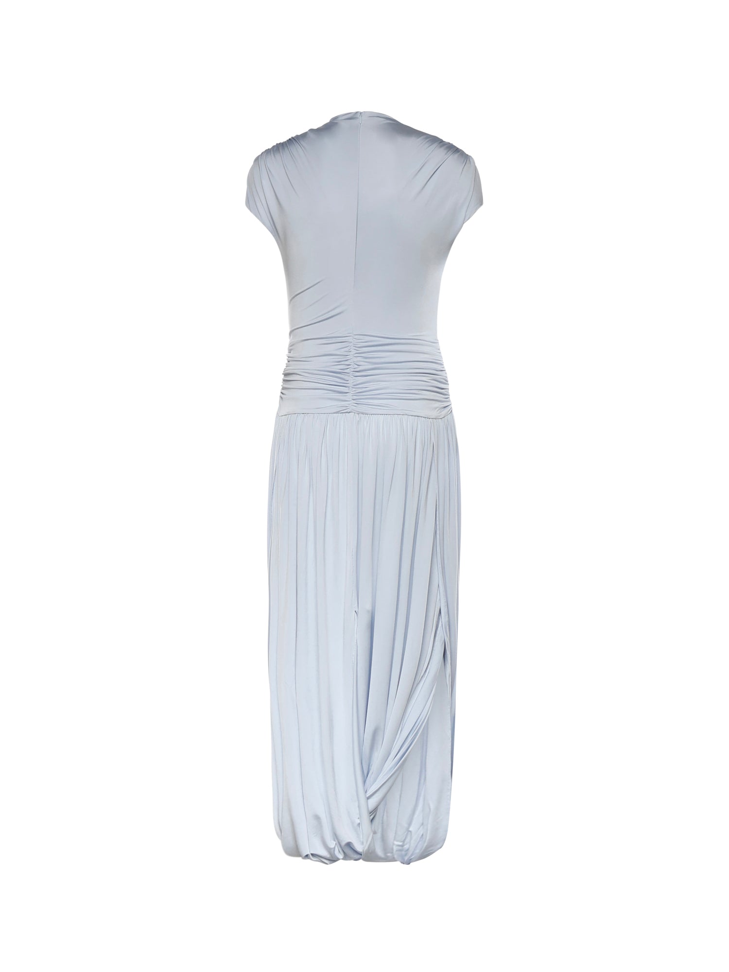 Abito midi con ruches<BR/> SS26167M BL SELF-PORTRAIT 
