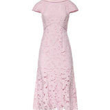 Abito midi in pizzo SS26254M P SELF-PORTRAIT 