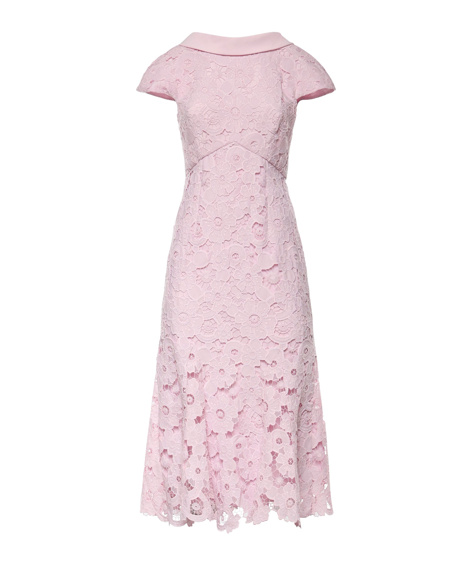 Abito midi in pizzo SS26254M P SELF-PORTRAIT 