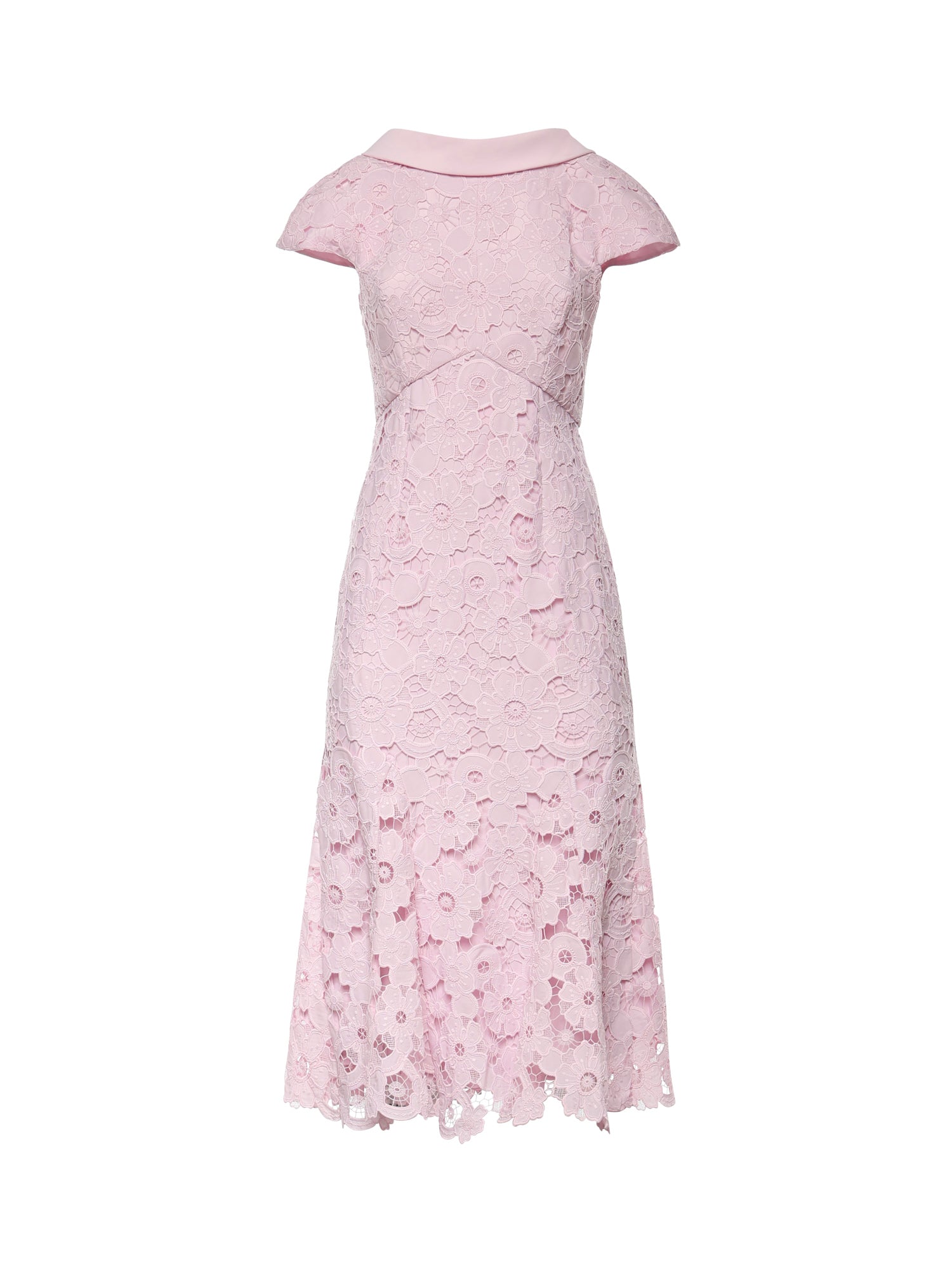 Abito midi in pizzo SS26254M P SELF-PORTRAIT 