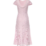 Abito midi in pizzo SS26254M P SELF-PORTRAIT 