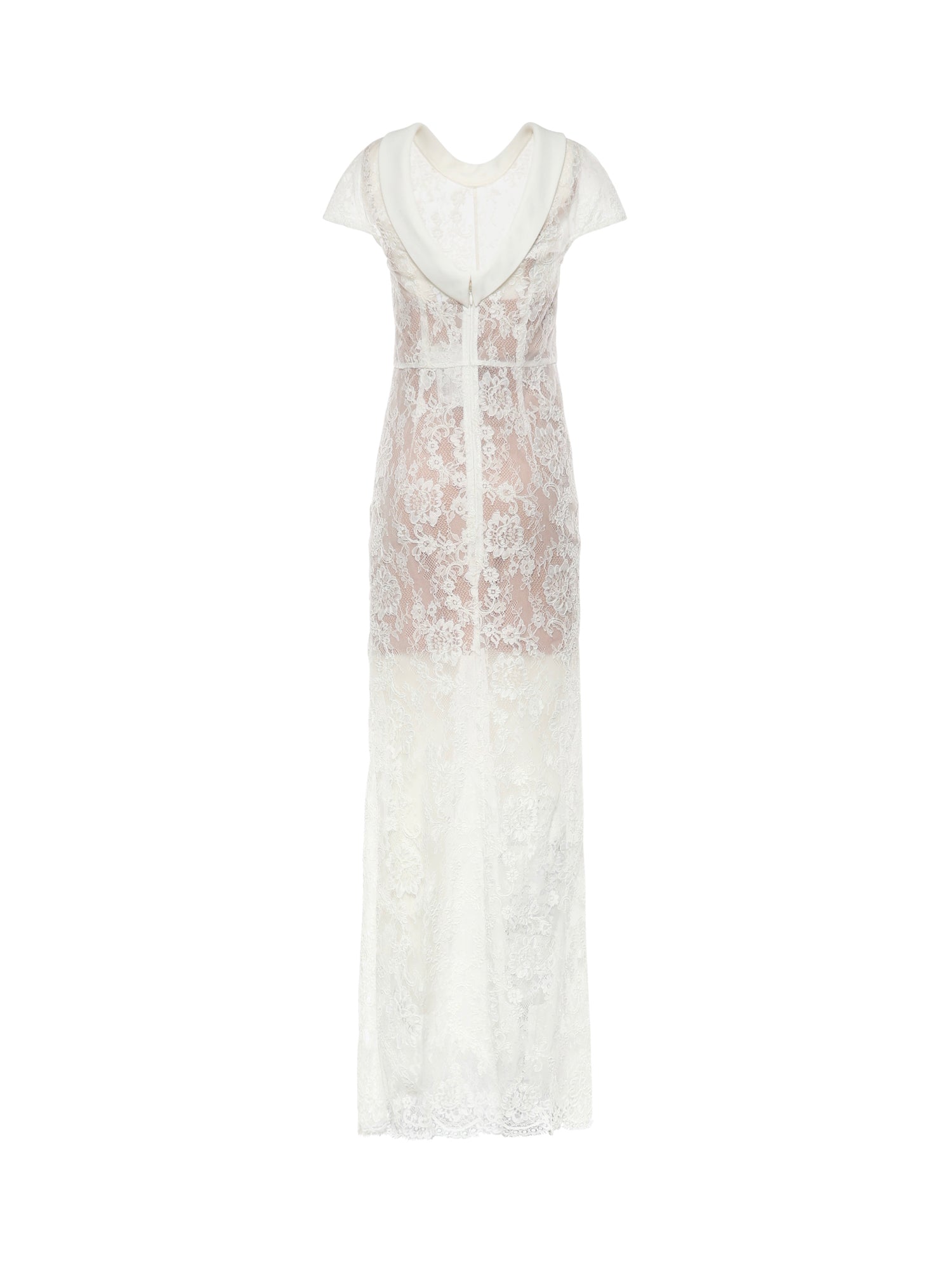 Abito lungo in pizzo SS26254X W SELF-PORTRAIT 