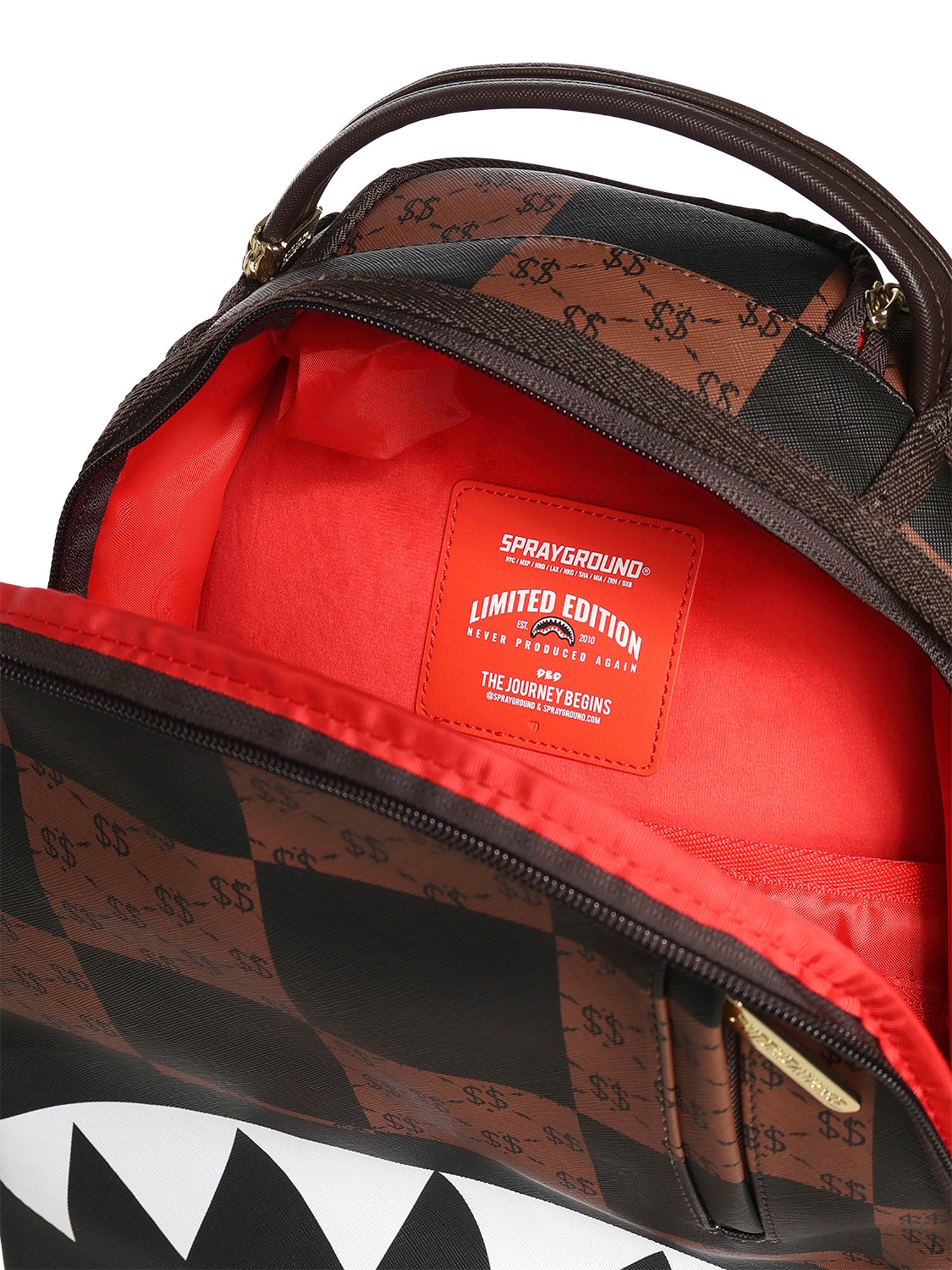 Zaino Enlarged Check Paris DLXSV 910B6263NSZ  SPRAYGROUND 