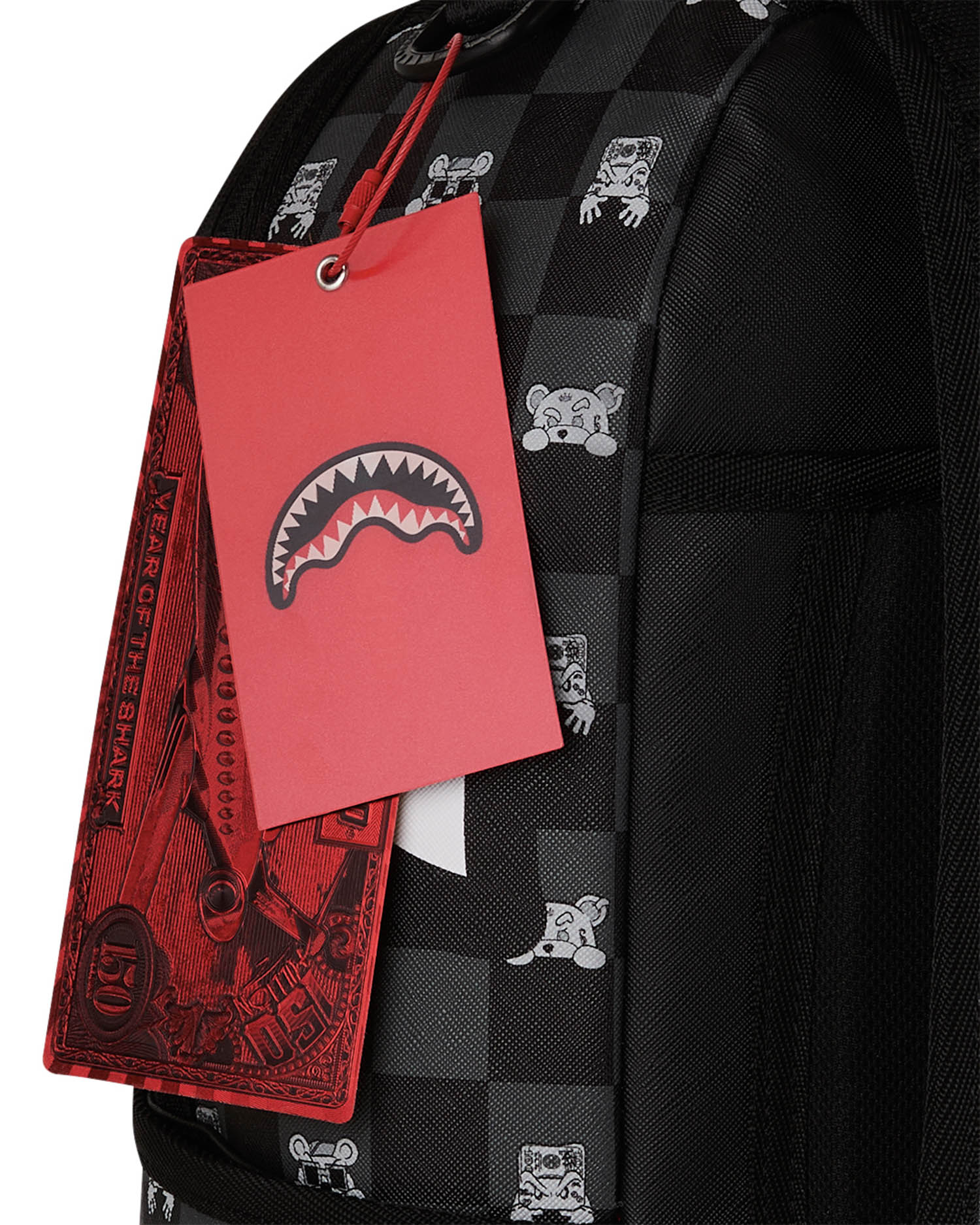 Zaino Gray Peeking Character Check Dlxsv 910B8872NSZ  SPRAYGROUND 