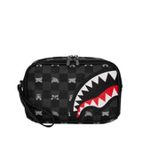 Pouch Gray Peeking Character Check 910B8914NSZ  SPRAYGROUND 