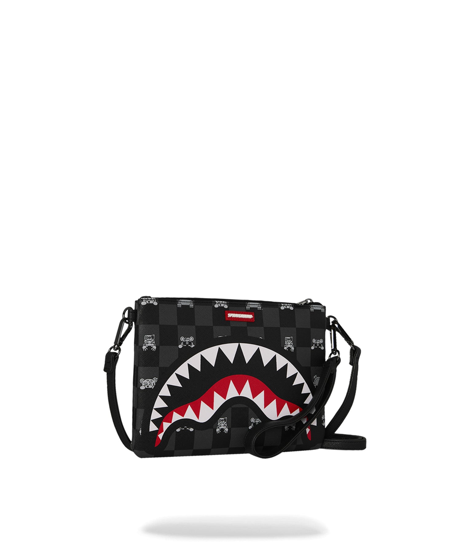 Pochette Gray Peeking Character Check 910B8915NSZ  SPRAYGROUND 