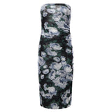 Abito in mesh floreale con arricciature 6J0436 3SQA268485 STELLA McCARTNEY 