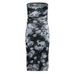 Abito in mesh floreale con arricciature 6J0436 3SQA268485 STELLA McCARTNEY 